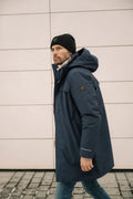 Mode Warm Parkas - Marineblå