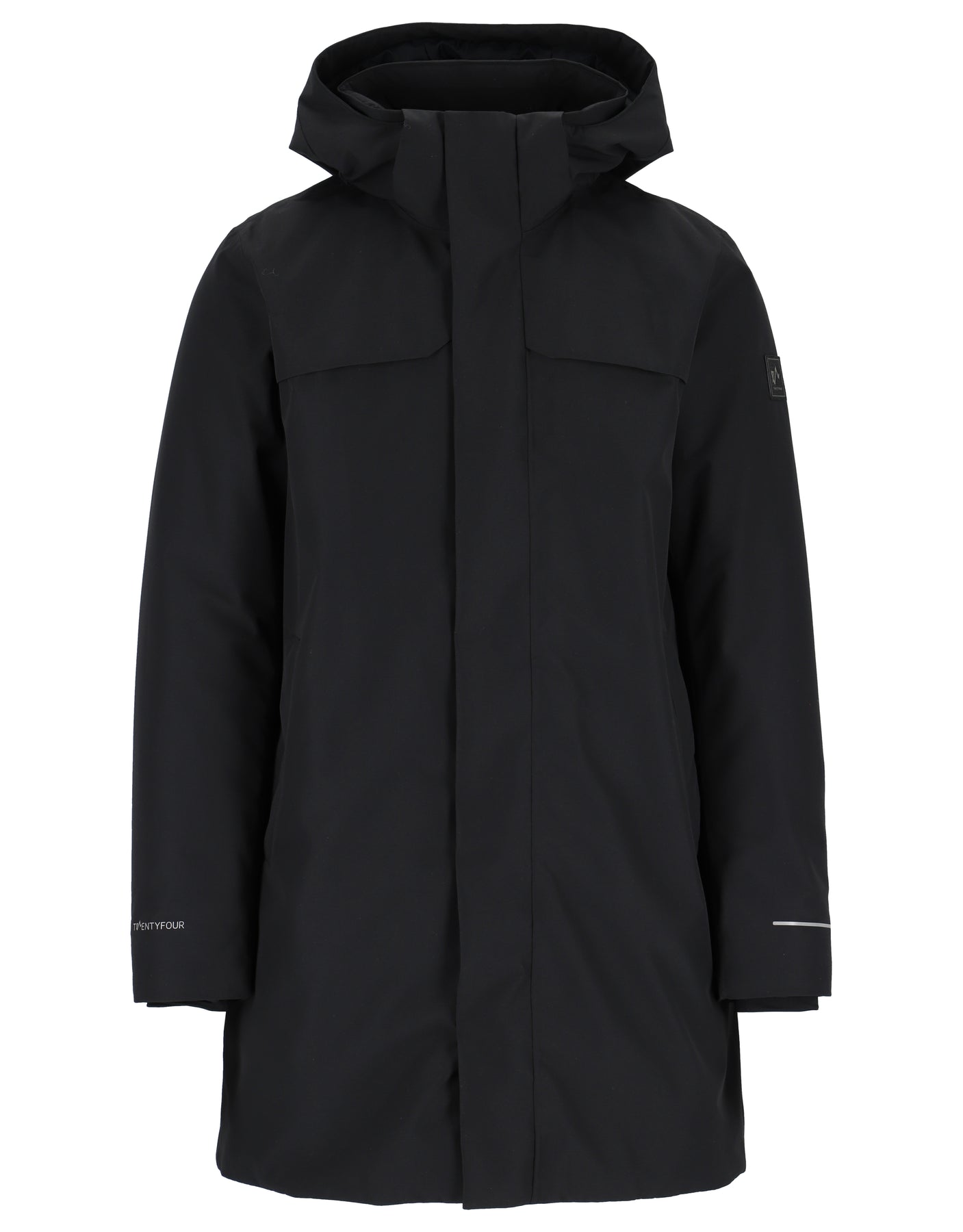 Mode Warm Parkas - Skyggesort