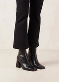 South Leather Ankle Boot - Svart