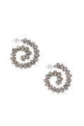 Spiral Hoops - Silver