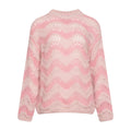 Panama Knit Jumper - Rose/Cream