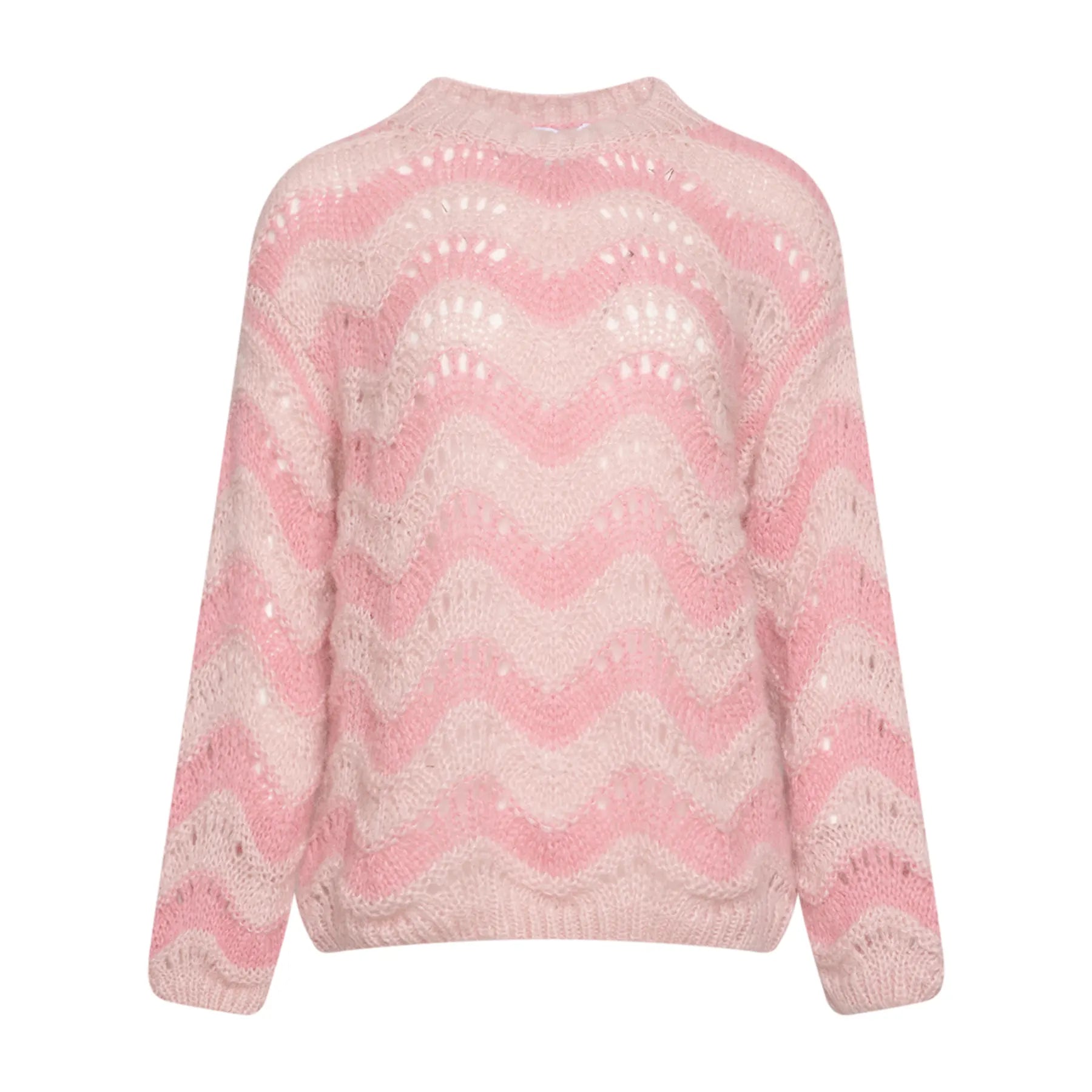 Panama Knit Jumper - Rose/Cream