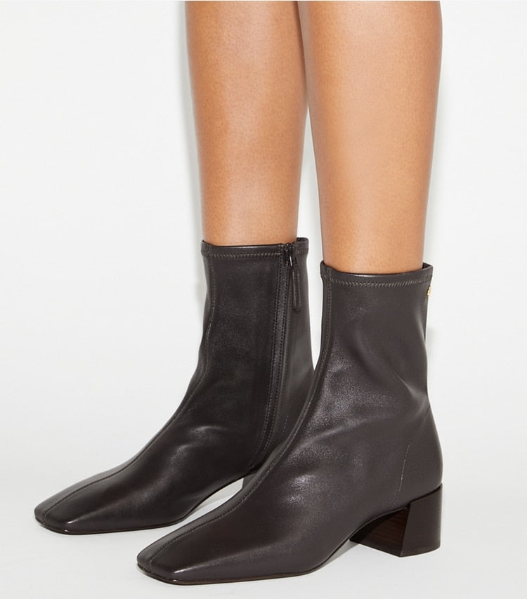 Stretch Ankle Boot 45Mm - Cocoa