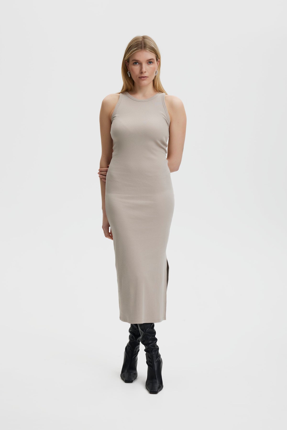 DrewGZ Sl Long Dress - String