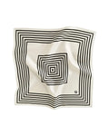 No. 14 - Cream & Black Sidenscarf