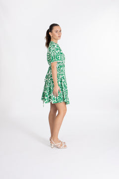 Yasgreena 2/4 Wrap Dress S - Star White Greena