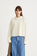 Niclas Short Sweater - Vit