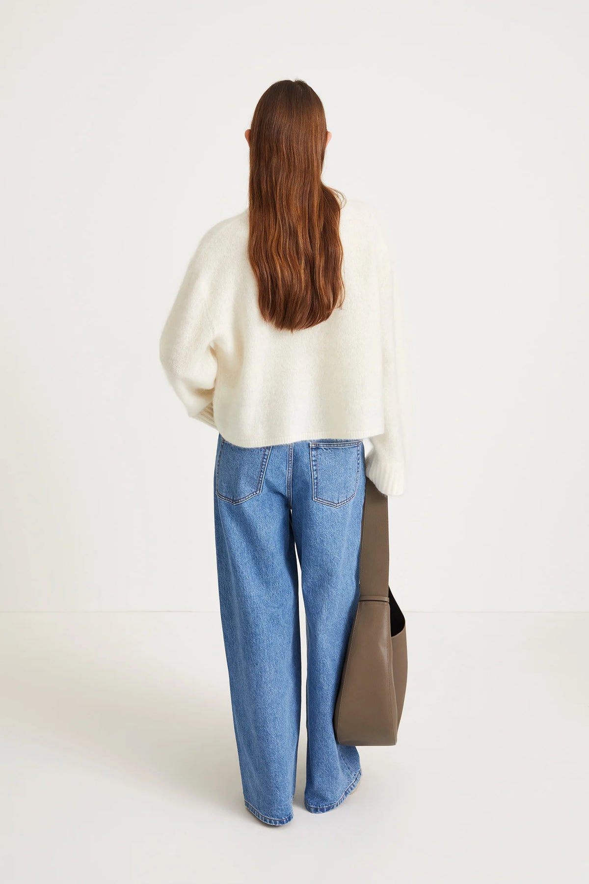 Niclas Short Sweater - Vit