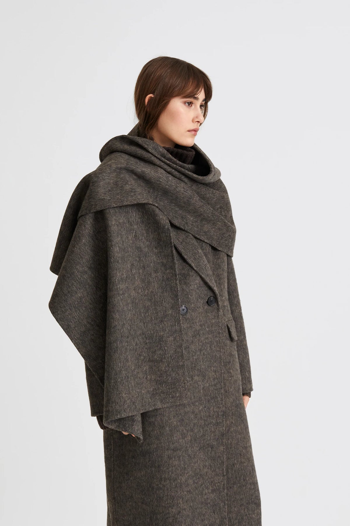 Tecla Scarf - Beige Melange