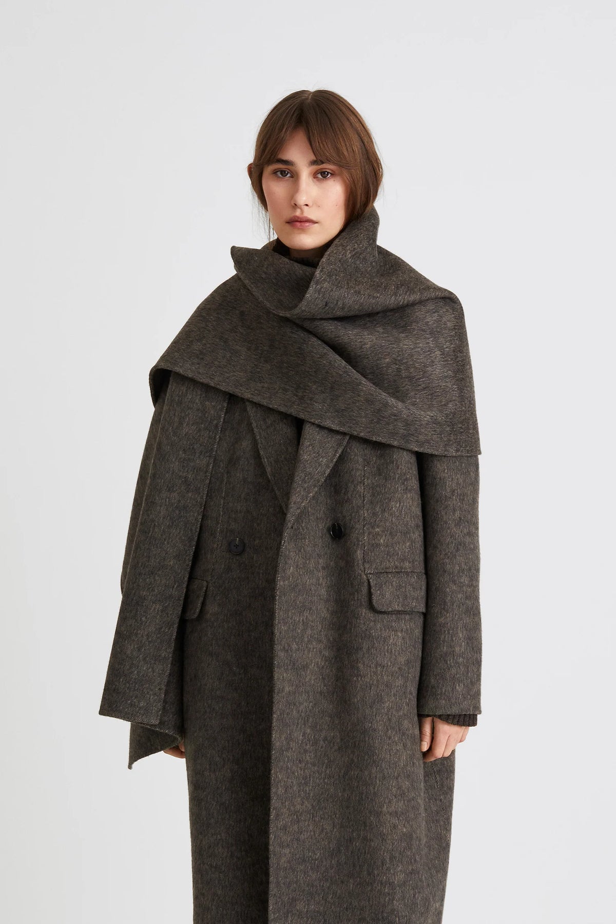 Tecla Scarf - Beige Melange