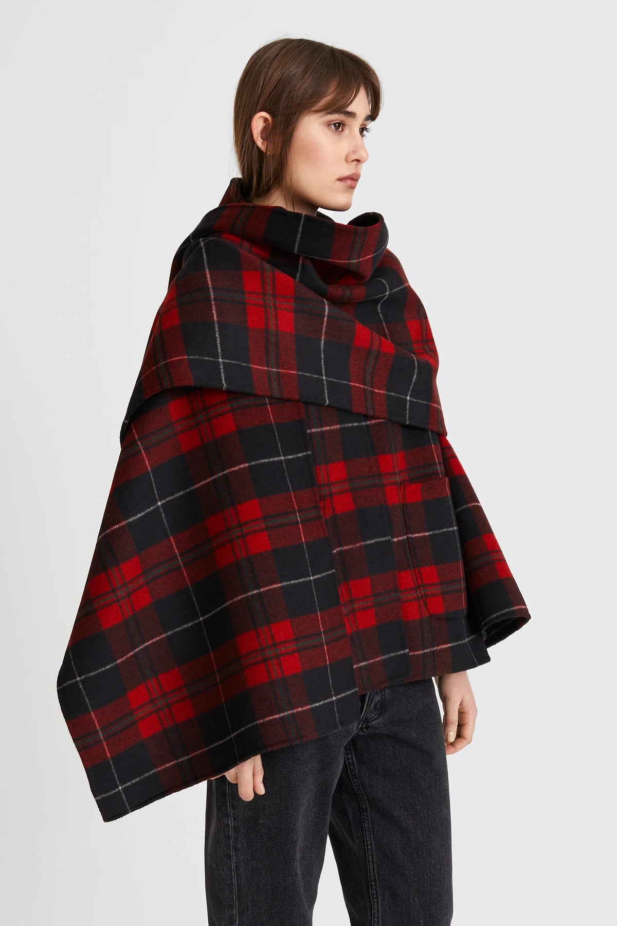 Tecla Scarf - Red Check