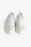 La Flash Smooth Calfskin Perfo - Blanc