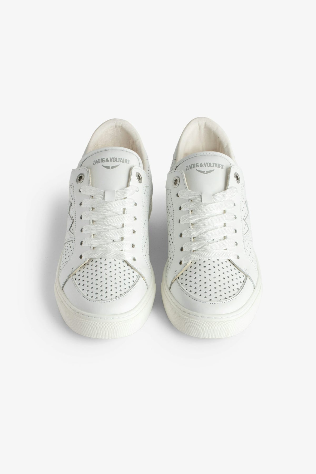 La Flash Smooth Calfskin Perfo - Blanc