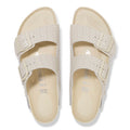 Arizona Rivet Logo Natural Leather Narrow - Ecru