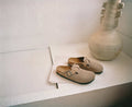 Birkenstock Boston Braided Suede Leather Narrow - Taupe