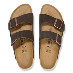 Arizona Suede Leather Narrow - Mocha