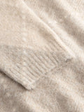 N-Laiana Stickad Kofta - Beige Mix