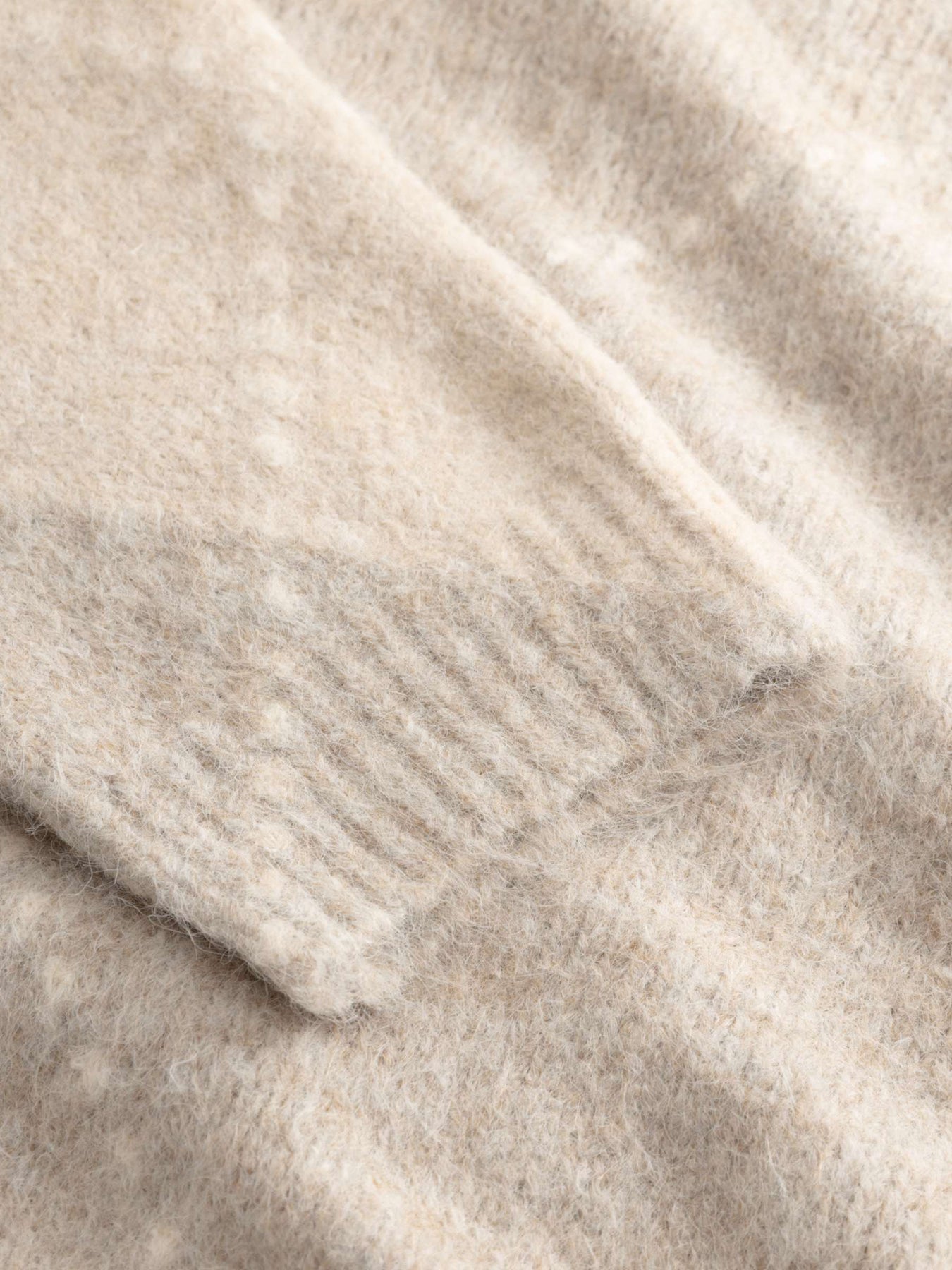 N-Laiana Stickad Kofta - Beige Mix