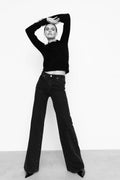 Taylor Embellished - Washed Black