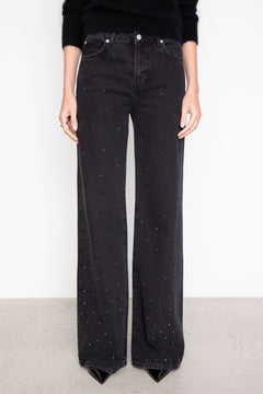 Taylor Embellished - Washed Black