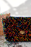 Teagan Crossover Bag - Black Mix