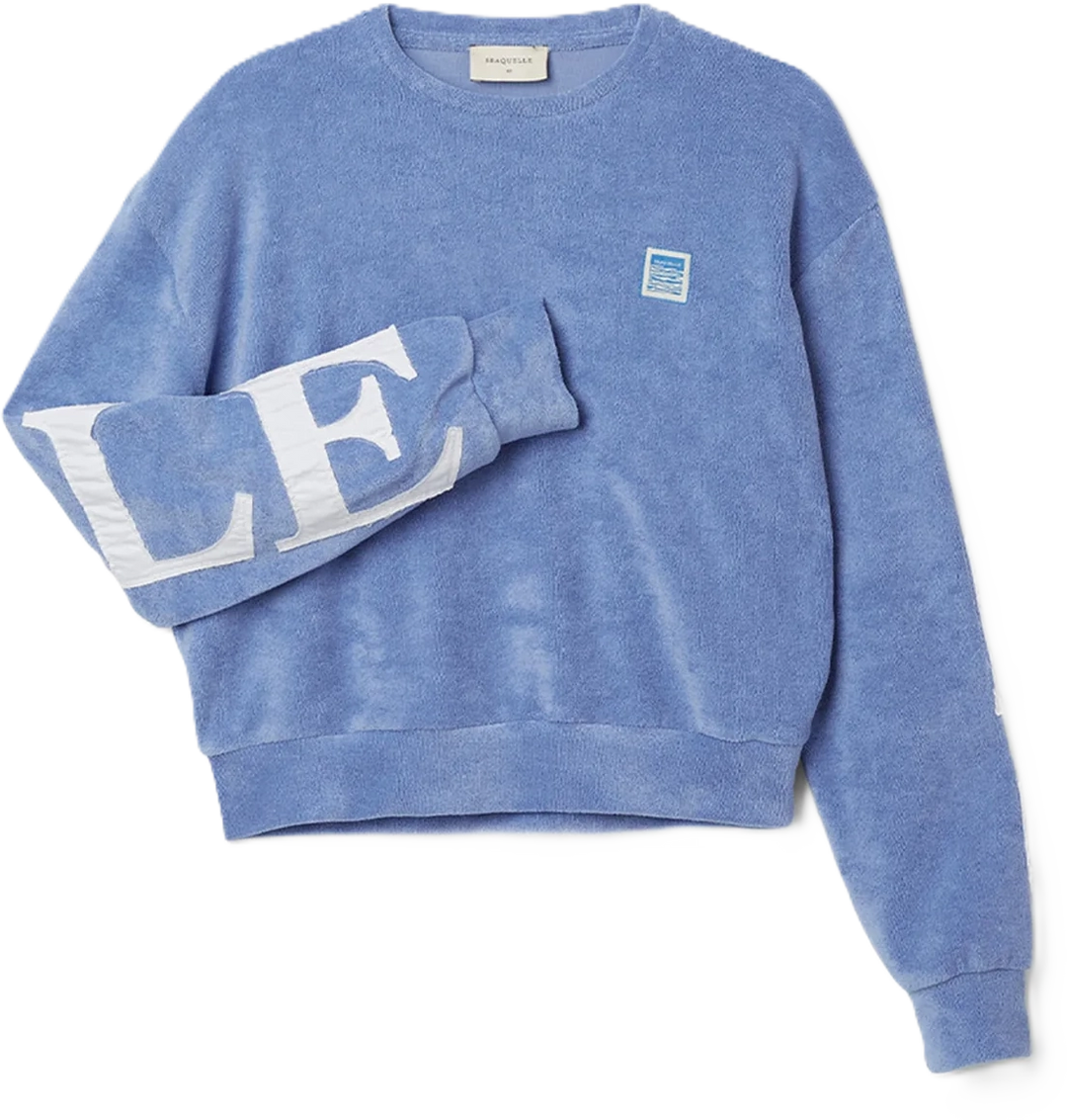 Terry Logo Sweatshirt - Sky Blue