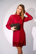 Texas Lace Dress - Red