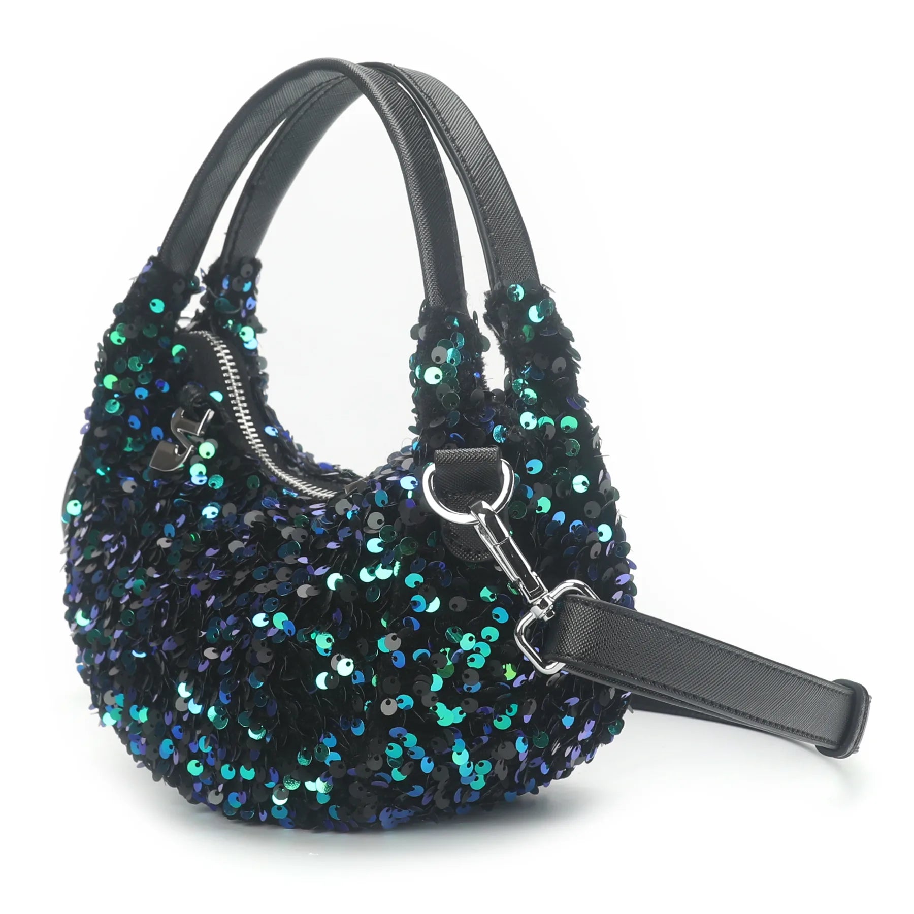 Mona Handbag - Glimmer Green