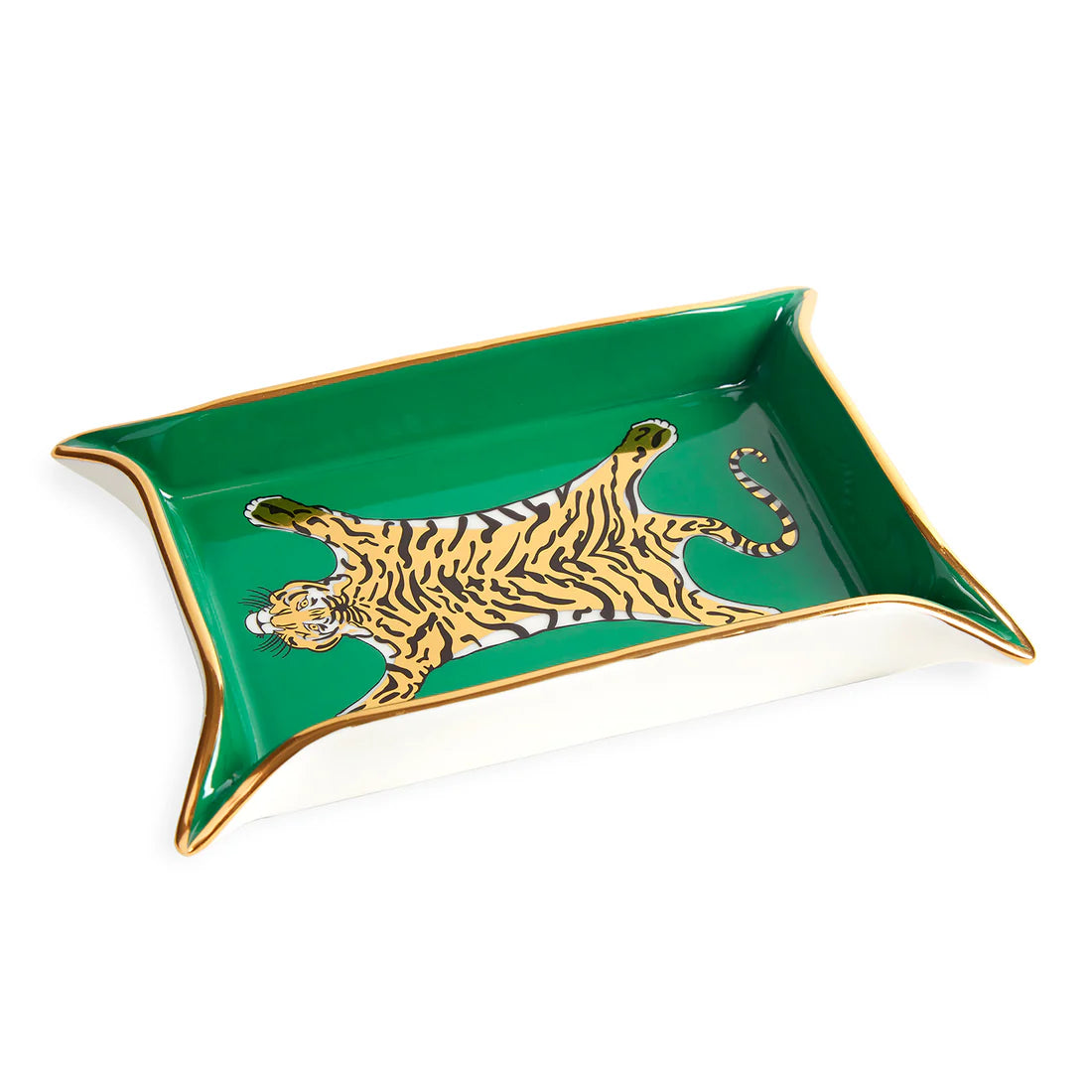 Tiger Valet Tray - Grön