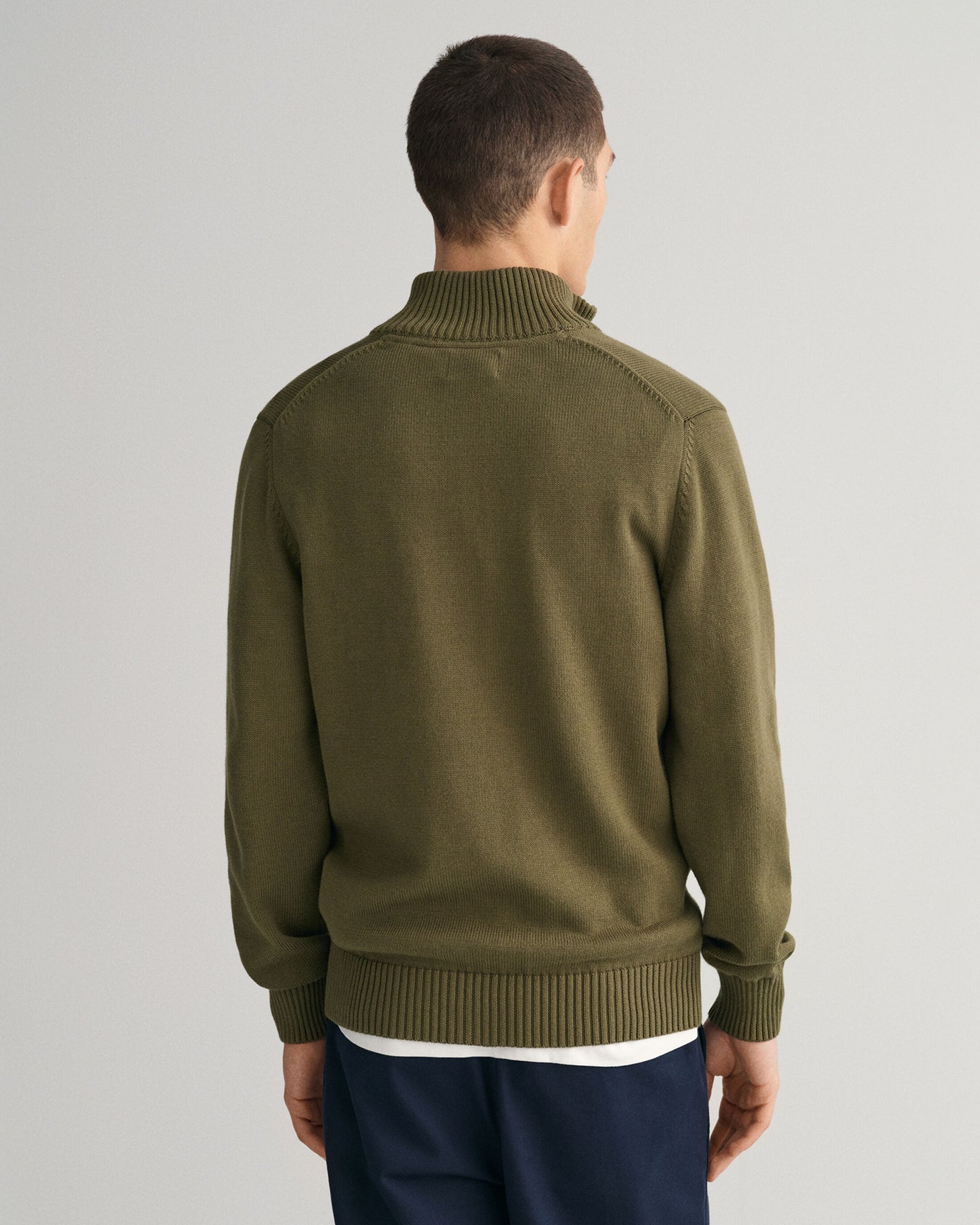 Casual Cotton Halfzip - Racing Green