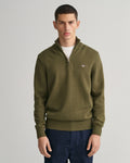 Casual Cotton Halfzip - Racing Green