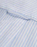 Reg Oxford Banker Stripe Shirt - Light Blue