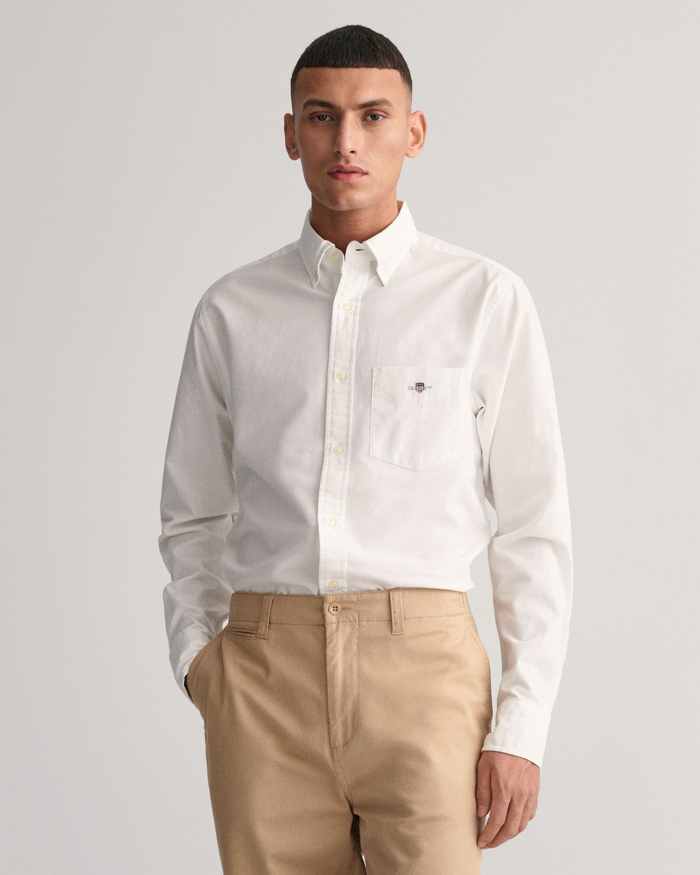 Regular Oxford Shirt - White
