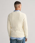 Cotton Cable C-Neck - Cream