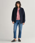 Regular Tonal Shield SS T-Shirt - California Pink Melange