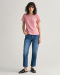 Regular Tonal Shield SS T-Shirt - California Pink Melange