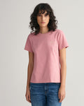 Regular Tonal Shield SS T-Shirt - California Pink Melange