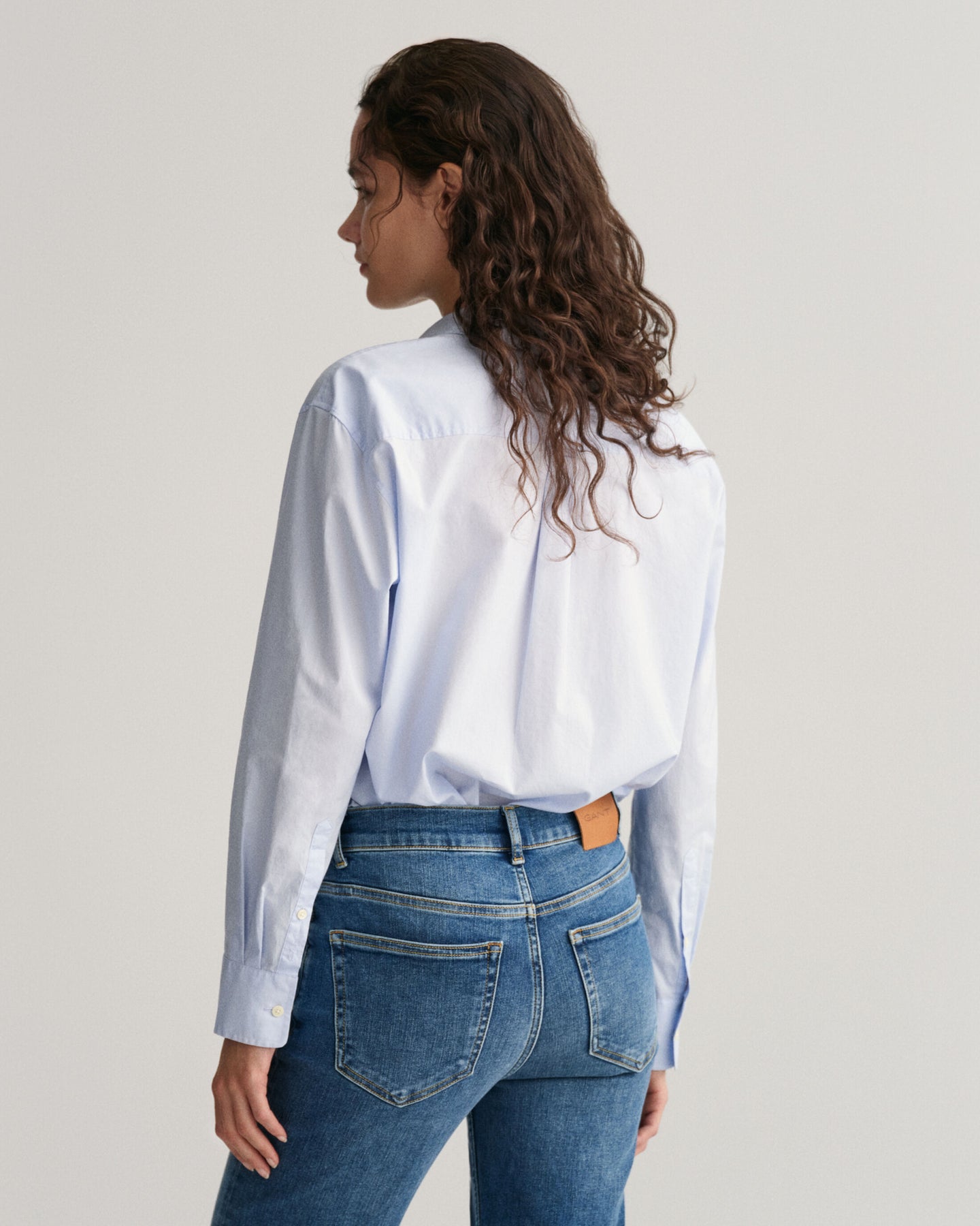 Rel Poplin Shirt - Light Blue