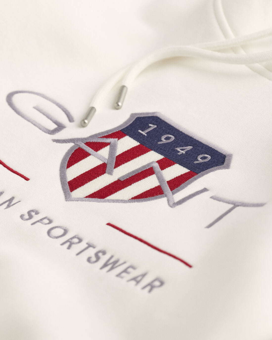 Rel Archive Shield Hoodie - Eggshell