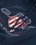 Rel Archive Shield Hoodie - Evening Blue