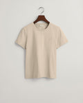 Regular Tonal Shield SS T-Shirt - Linen