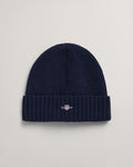 Shield Wool Beanie  - Unisex - Marine
