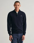 Superfine Lambswool Half Zip - Marine