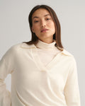 Superfine Lambswool Rugger - Cream