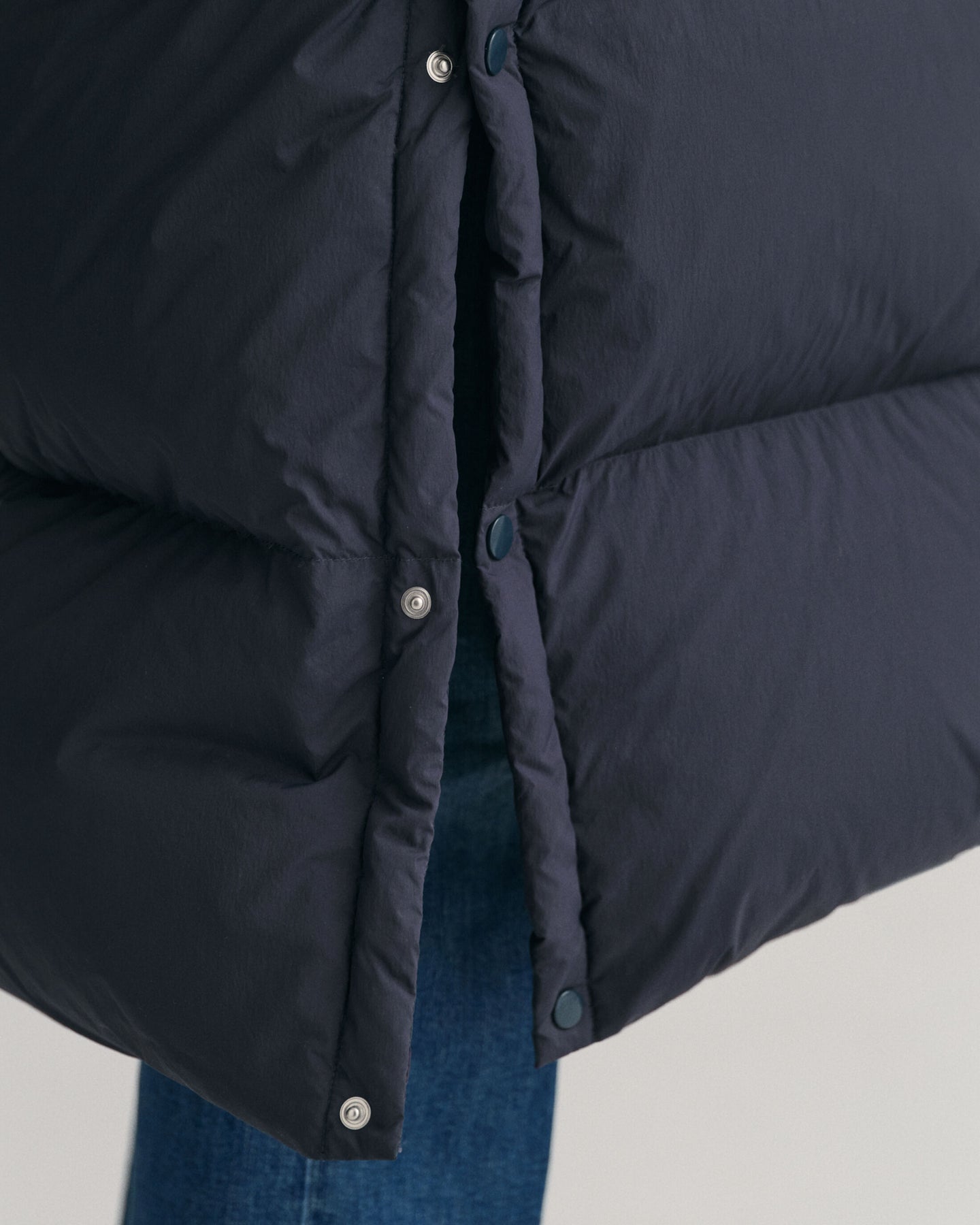 Full Length Down Coat - Evening Blue