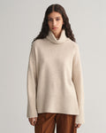 Lounge Rollneck Sweater - Soft Oat