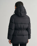 Mid Length Down Jacket - Ebony Black
