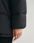 Mid Length Down Jacket - Ebony Black