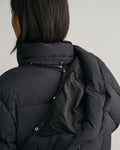 Mid Length Down Jacket - Ebony Black
