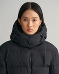 Mid Length Down Jacket - Ebony Black